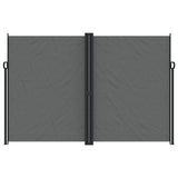 Vidaxl tuinscherm uittrekbaar 220x1200 cm antracietkleurig