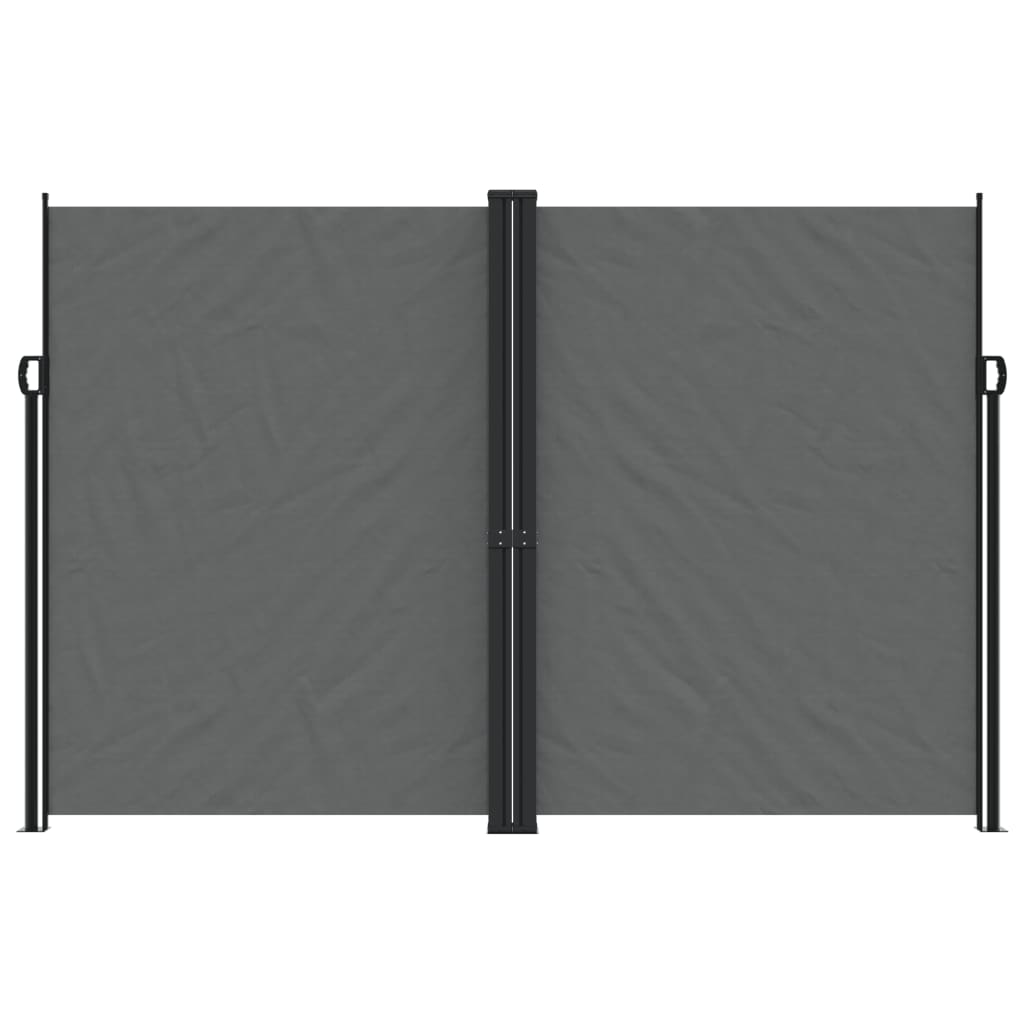 Bidaxl Garden Screen Extendable 220x1200 cm Anthracite -Colored