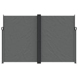 Bidaxl Garden Screen Extendable 220x1200 cm Anthracite -Colored