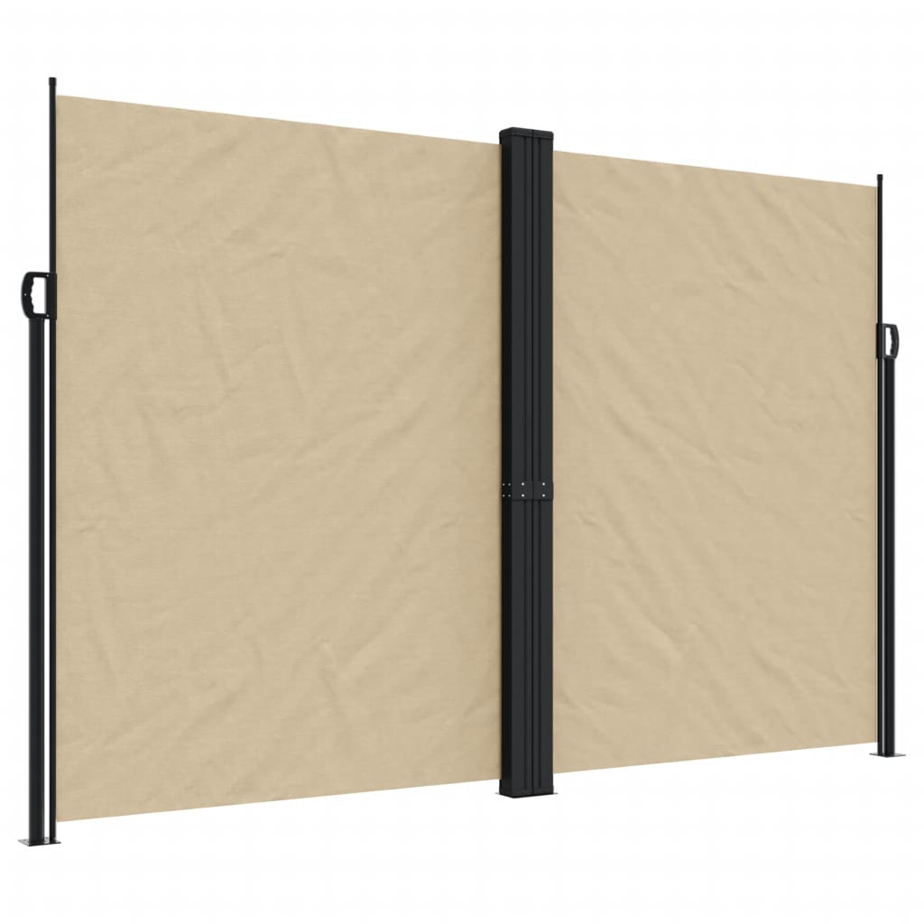 Vidaxl Windshield utvidbar 220x1200 cm beige