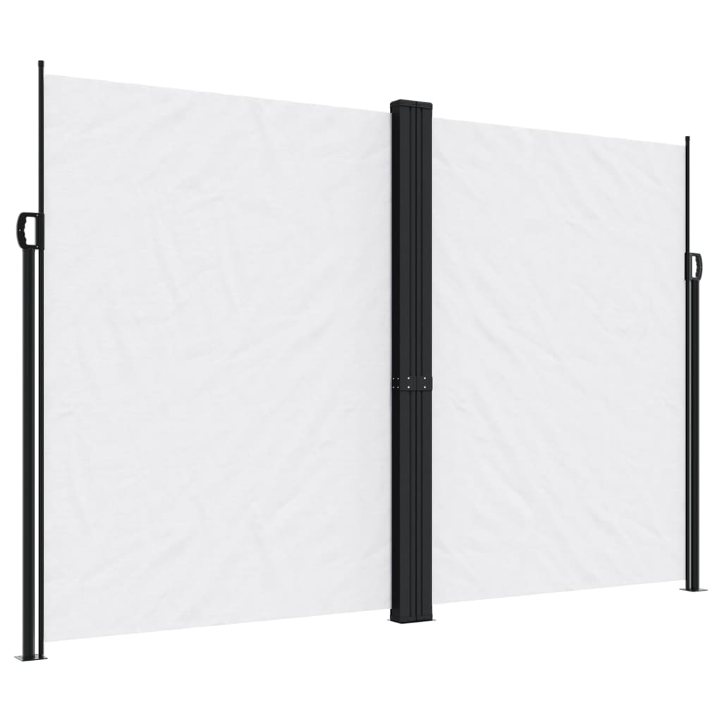 Pare-brise Vidaxl extensible 220x1200 cm blanc