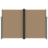 VidaXL Windshield Extendable 220x1200 cm Taupe