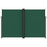 VidaXL Windshield Extendable 220x1200 cm dark green