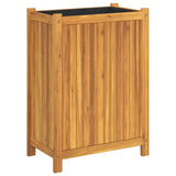 Vidaxl planter med foring 54x31x75 cm fast acacia træ