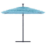 Parasol vidaxl avec poteau en acier 269x269x235 cm bleu