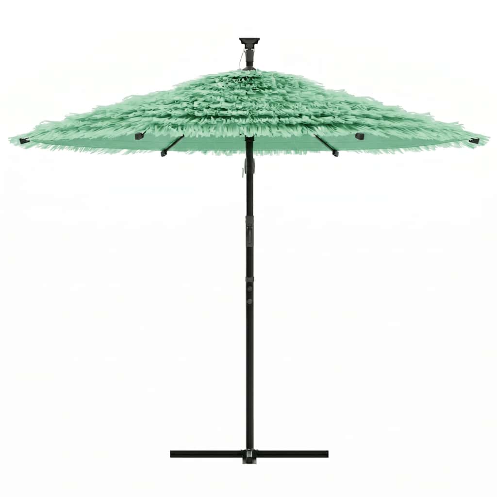 Vidaxl parasol met stalen paal 290x290x238 cm groen