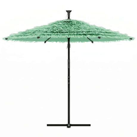 Vidaxl parasol met stalen paal 290x290x238 cm groen