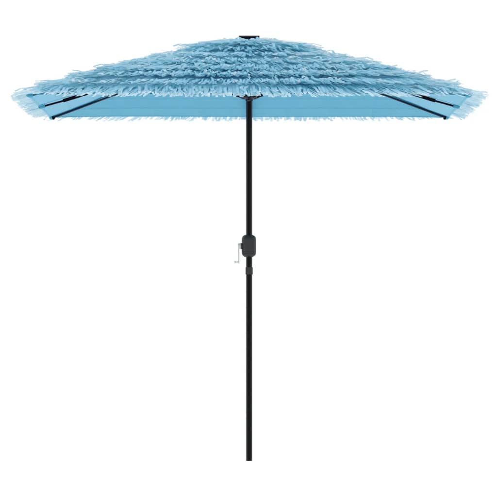 Vidaxl Parasol z jeklenim drogom 248x248x248 cm modra