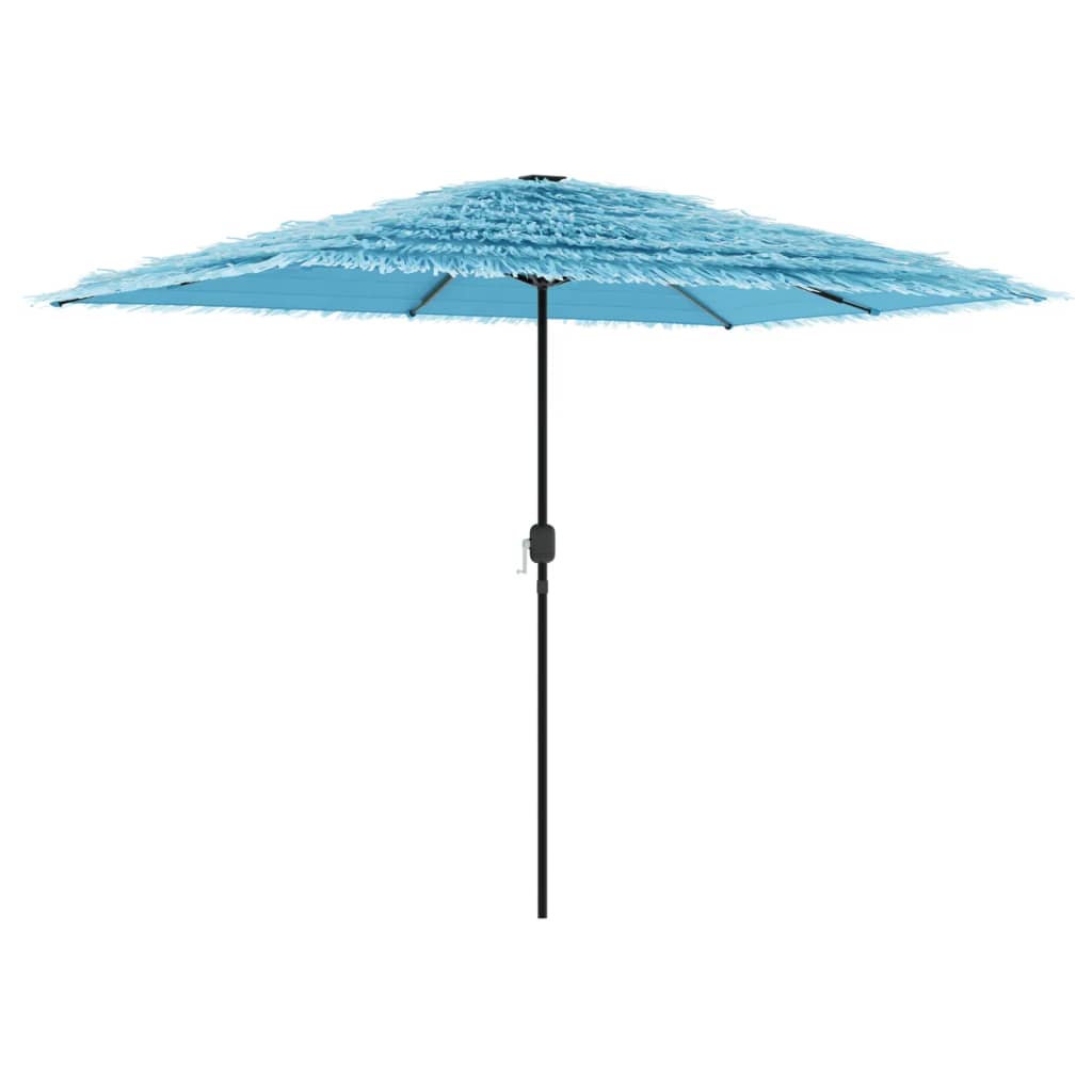 Vidaxl -parasol med stålstang 300x200x250 cm blå