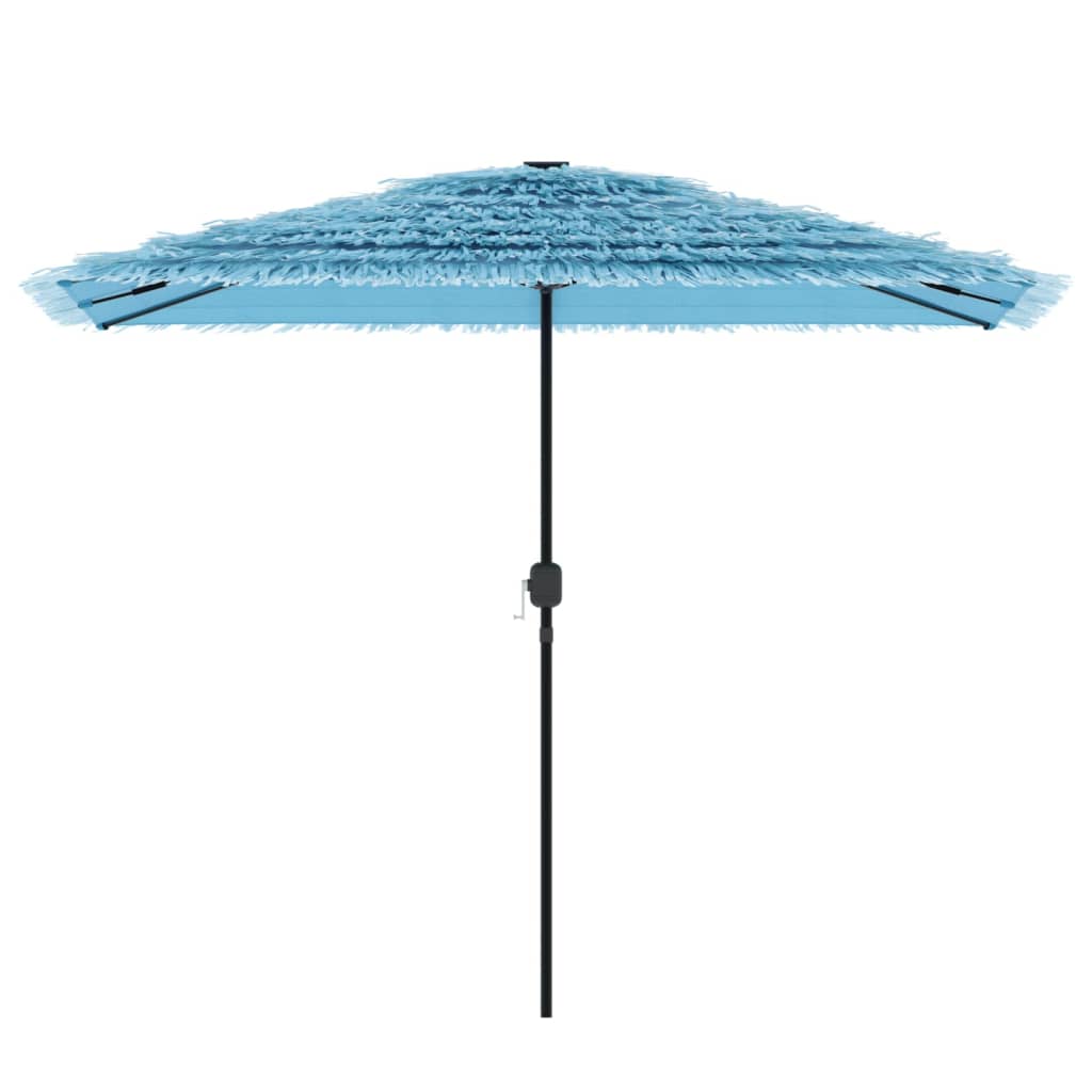 Vidaxl parasol met stalen paal 300x200x250 cm blauw