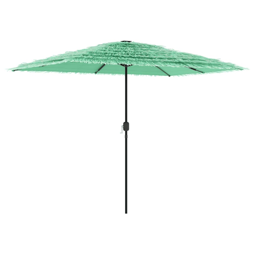 Vidaxl Parasol med stålstang 300x200x250 cm grøn