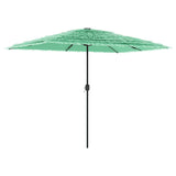 Vidaxl Parasol z jekleno palico 300x200x250 cm zelena