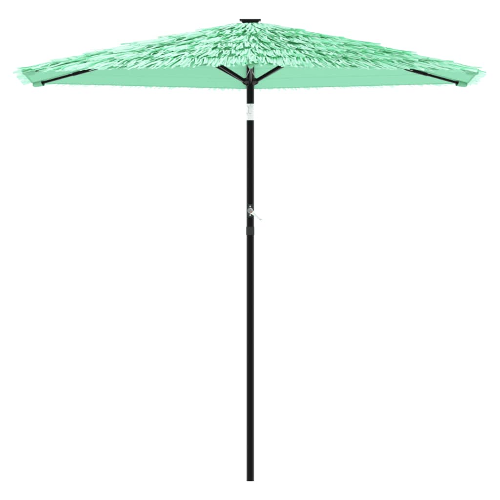 Vidaxl -parasol med stålstang 268x268x226 cm grønn