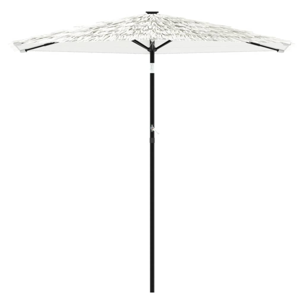 Vidaxl Parasol med stålstang 268x268x226 cm hvid