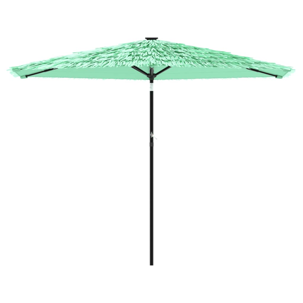 Vidaxl Parasol ze stalowym biegunem 288x288x225 cm zielony