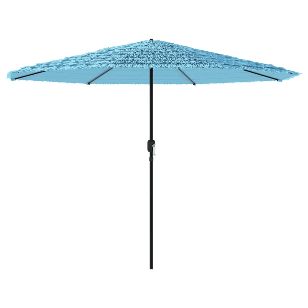 Vidaxl Parasol med stålstang 324x324x247 cm blå