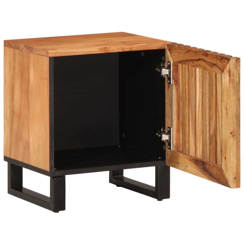 Vidaxl nachtkastjes 2 st 40x34x46 cm massief acaciahout