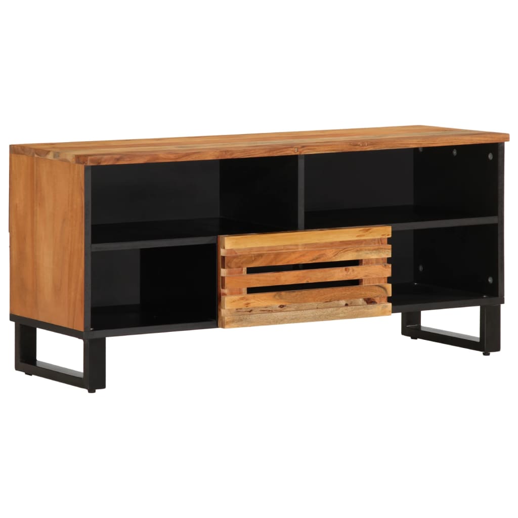 Vidaxl tv-meubel 100x34x46 cm massief acaciahout