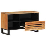 Vidaxl tv-meubel 80x34x46 cm massief acaciahout