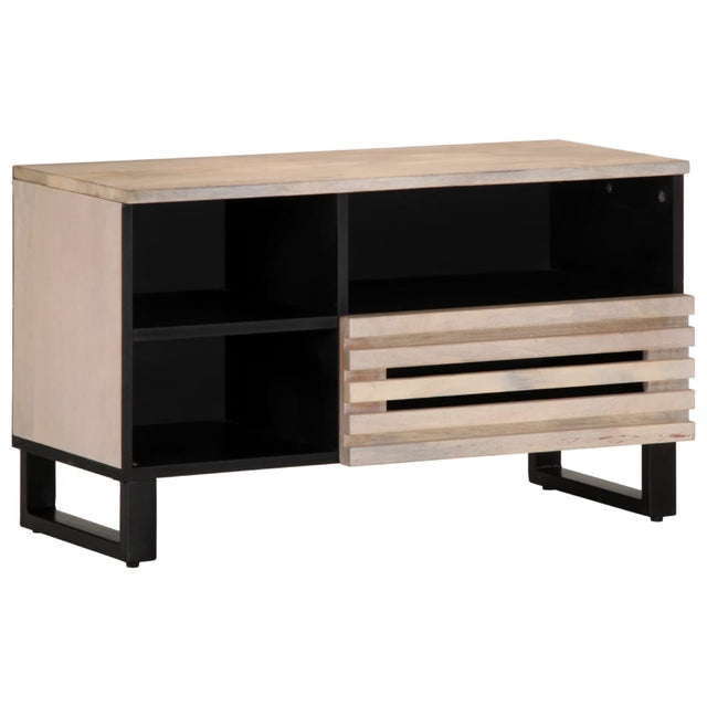 Vidaxl tv-meubel 80x34x46 cm massief mangohout