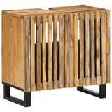 Vidaxl wastafelkast 62x34x58 cm massief ruw mangohout