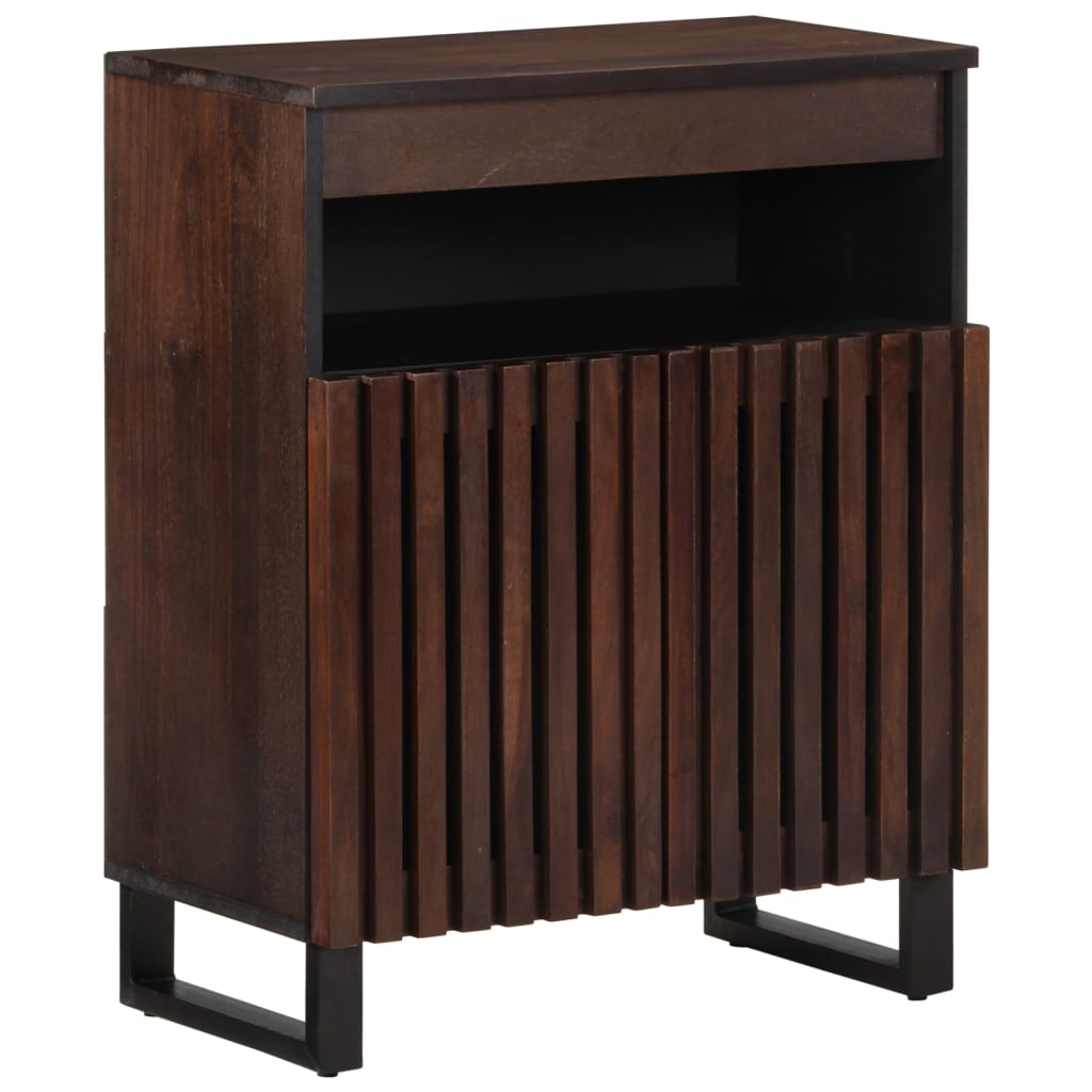 Vidaxl dressoir 60x34x75 cm massief mangohout bruin