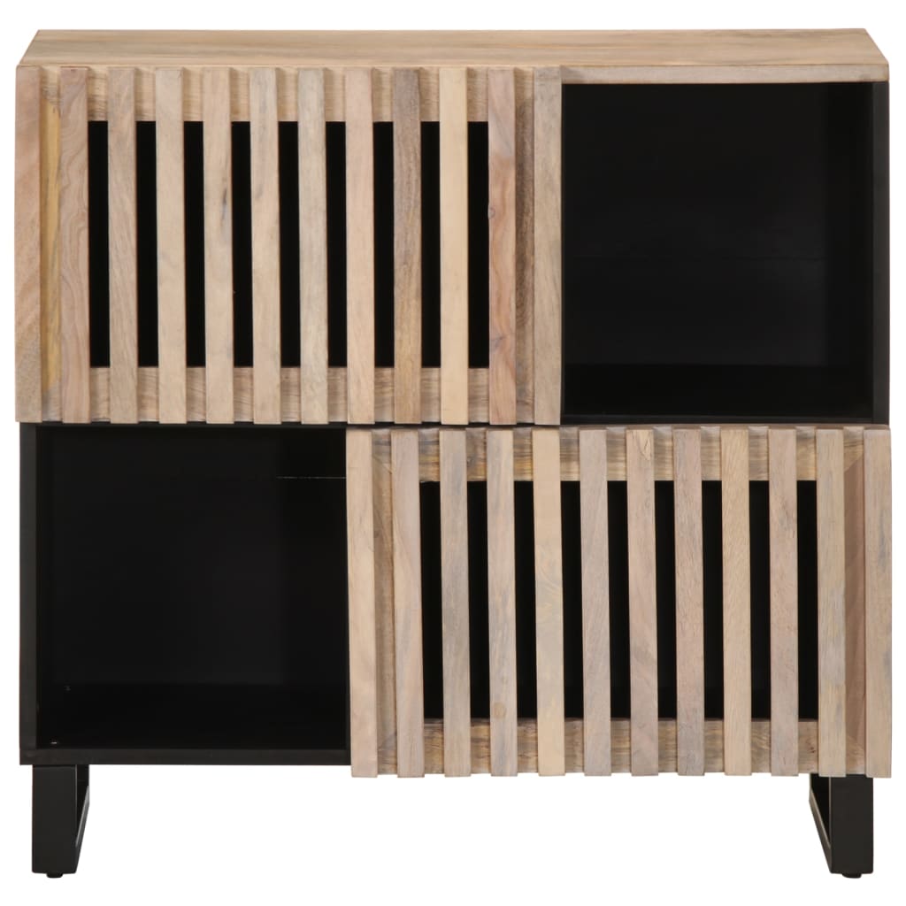Vidaxl dressoir 80x34x75 cm massief mangohout