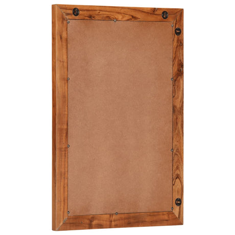 Vidaxl badkamerspiegel 50x70 cm massief acaciahout en glas