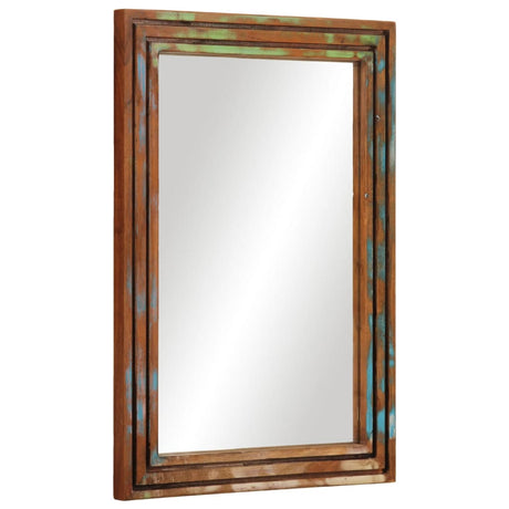 Vidaxl badkamerspiegel 50x70 cm massief acaciahout en glas