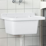 Vidaxl Washbasin Mur-Resin 50x35x24 cm blanc