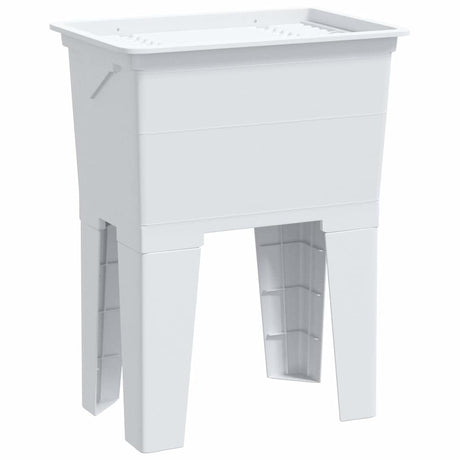 Vidaxl waskuip 59x41x75 cm hars wit