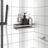 Vidaxl doucherekje 30x10x6 cm geborsteld 304 roestvrij staal