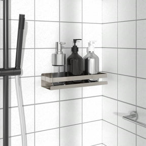 Vidaxl doucherekje 30x10x6 cm geborsteld 304 roestvrij staal