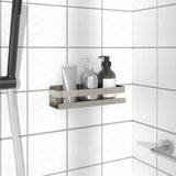 Vidaxl doucherekje 23x6,5x6 cm geborsteld 304 roestvrij staal