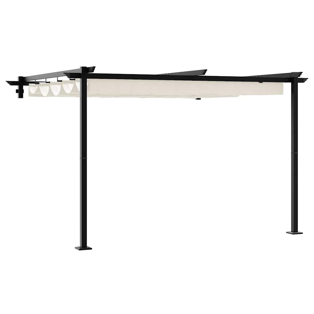 Vidaxl prieel crème 300 x 300 x 200 cm polyester