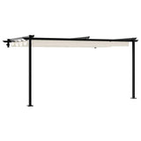 Vidaxl prieel crème 400 x 300 x 200 cm polyester