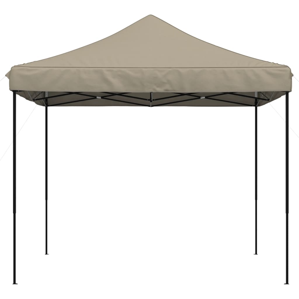 Vidaxl PartyTent foldbar pop-up 292x292x315 cm taupe