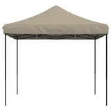 Vidaxl Partytent zložljivo pojavno okno 292x292x315 cm taupe