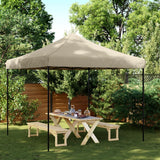 Vidaxl Partyentalt flappbar Pop-up 292x292x315 cm taupe