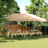 Vidaxl PartyTent Foldable Pop-up 580x292x315 cm beige