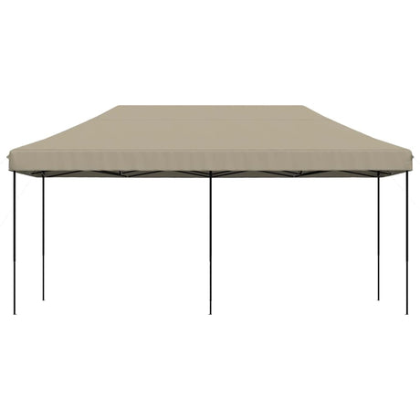 Vidaxl partytent inklapbaar pop-up 580x292x315 cm taupe