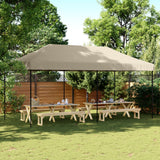 Vidaxl Partytent faltbares Popup 580x292x315 cm Taupe