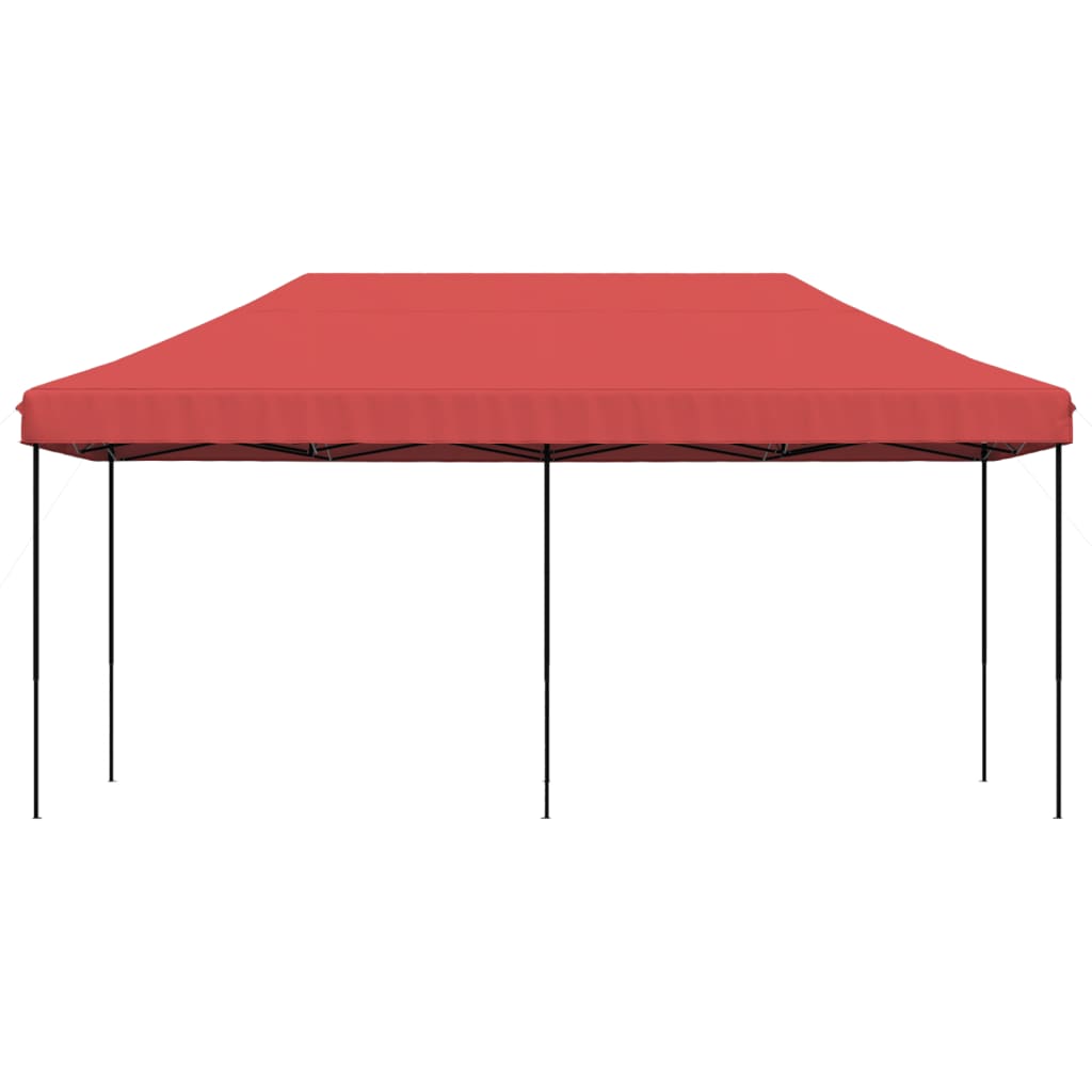 Vidaxl Partytent flappbar Pop-up 580x292x315 cm Bordeaux rout