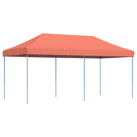 Vidaxl partytent inklapbaar pop-up 580x292x315 cm terracotta