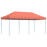 Vidaxl PartyTent Poplepput plegable 580x292x315 cm terracota