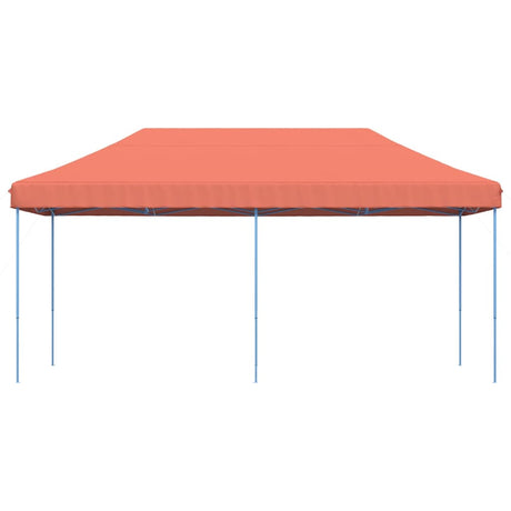 Vidaxl partytent inklapbaar pop-up 580x292x315 cm terracotta