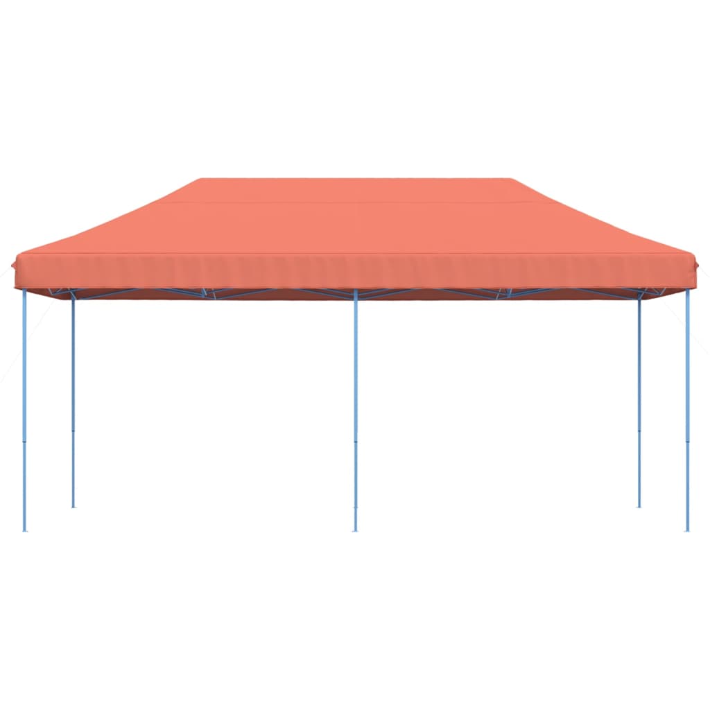 Vidaxl partytent inklapbaar pop-up 580x292x315 cm terracotta