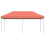 Vidaxl partytent inklapbaar pop-up 580x292x315 cm terracotta