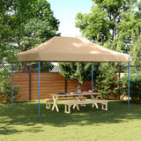 Vidaxl PartyTent Skládací vyskakovací okno 440x292x315 cm beige