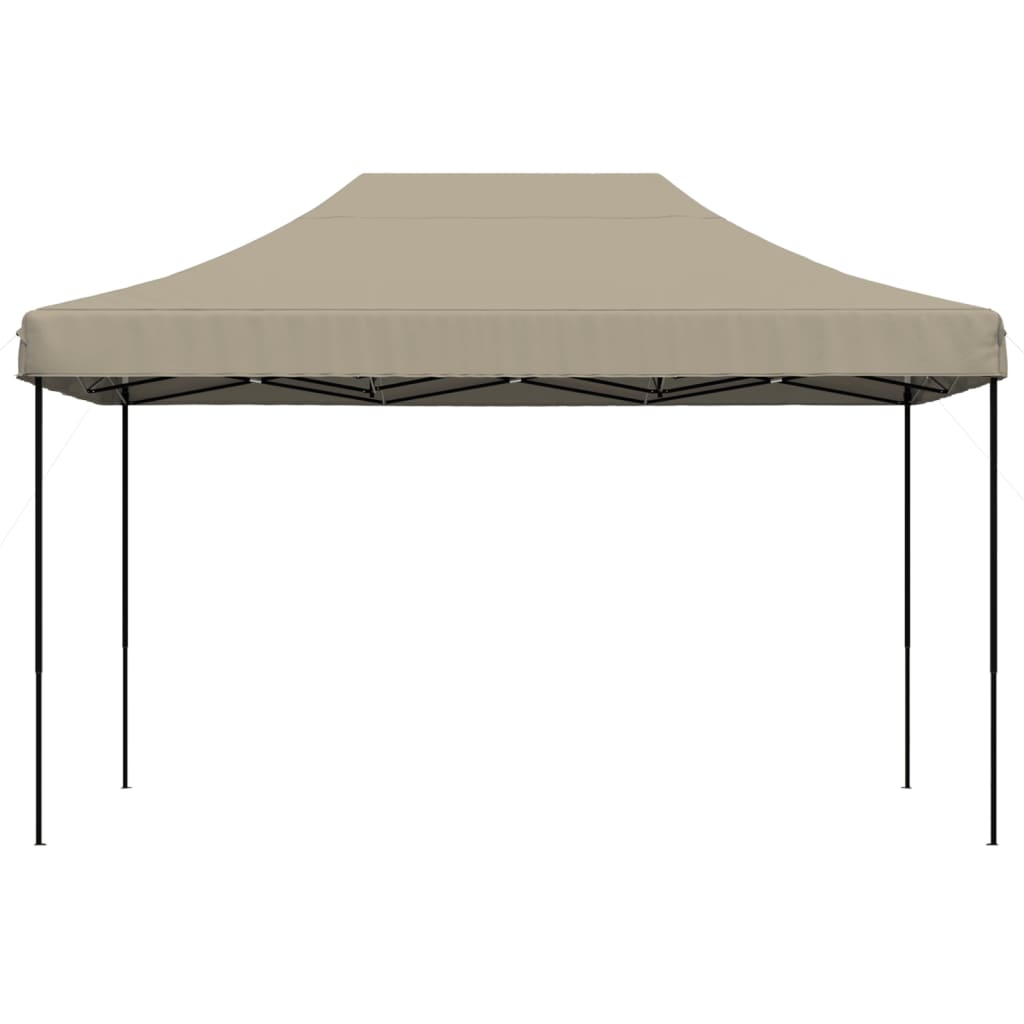 Vidaxl PartyTent Składane wyskakujące okienko 440x292x315 cm taupe